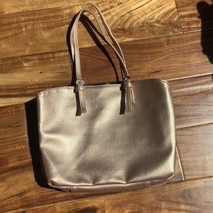 Rose Gold Metallic Bible / Book Bag Bought at Books-a-Million used one time